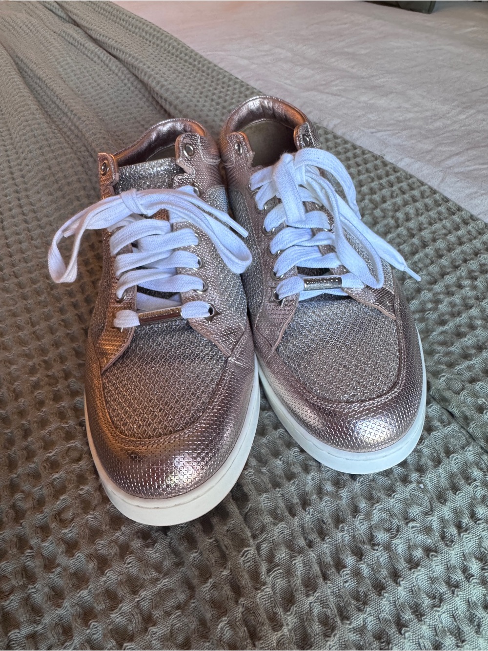 Jimmy Choo Miami sneakers - Rose Gold